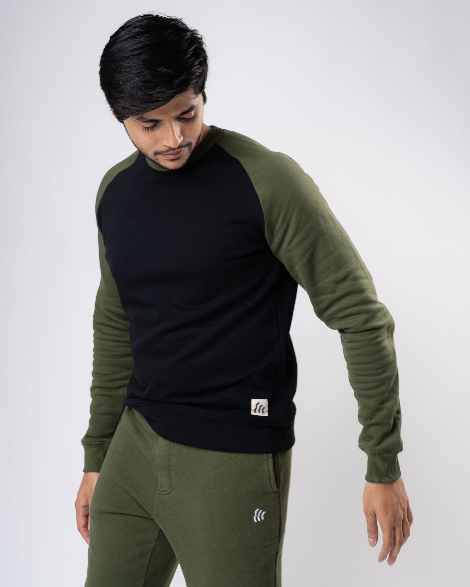 Black-Green Sweatshirt